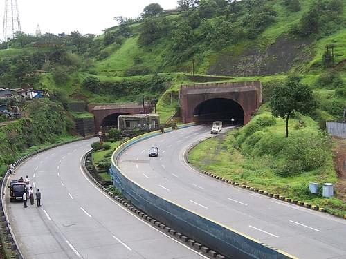 The Mumbai-Pune Expressway.
